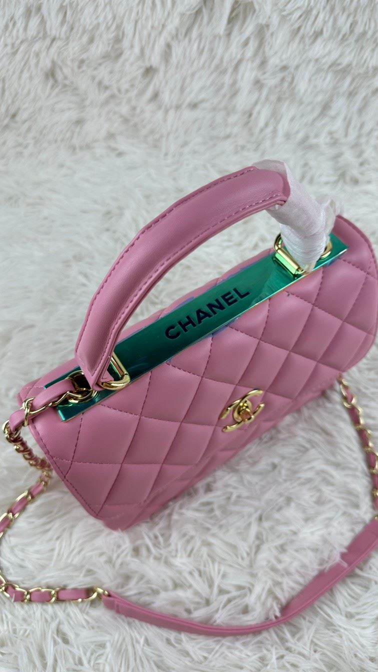 Ch**el top handle bags